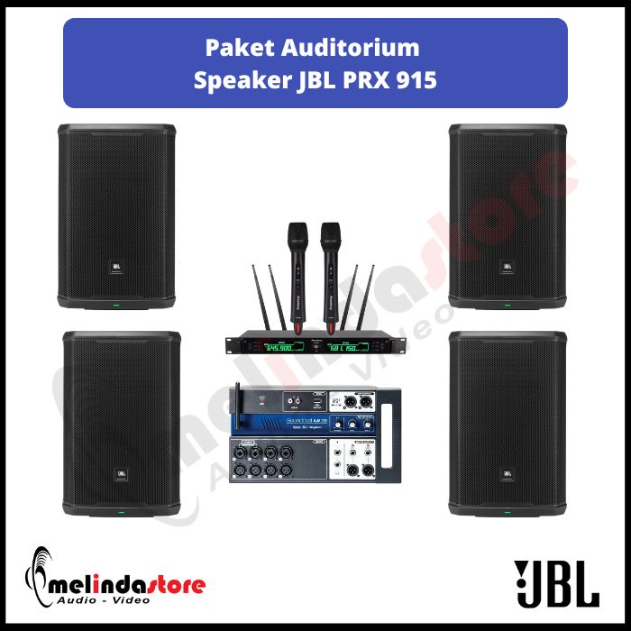 Paket Auditorium Speaker JBL PRX 915 | 4 Speaker